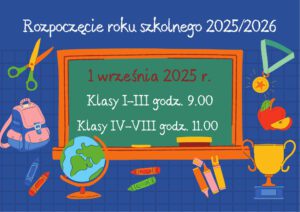Rozpoczęcie roku szkolnego 2025/2026