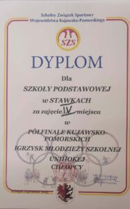 IV miejsce w półfinale wojewódzkim IMS w unihokeju!